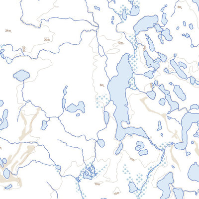 Natural Resources Canada Crozier Bay (068B07 Toporama) digital map