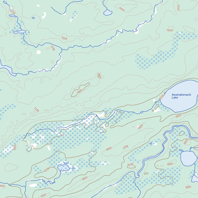 Natural Resources Canada Crying Lake, MB (064A08 Toporama) digital map