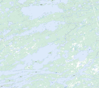 Natural Resources Canada Cuddle Lake (053M05 Toporama) digital map