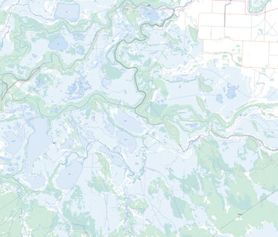 Natural Resources Canada Culdesac Lake, MB (063F12 Toporama) digital map