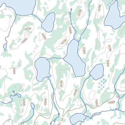 Natural Resources Canada Currie Lake, MB (064H13 Toporama) digital map