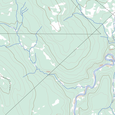 Natural Resources Canada Cutbank River, AB (083L10 Toporama) digital map