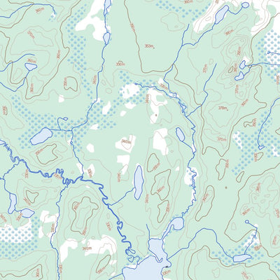 Natural Resources Canada D'Orsonnens Lake, ON (052I16 Toporama) digital map