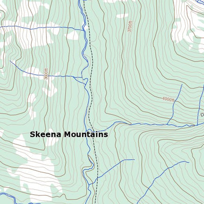 Natural Resources Canada Damdochax Lake, BC (104A09 Toporama) digital map