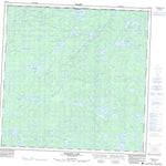 Natural Resources Canada Dardier Lake, NT (074O13 CanMatrix) digital map