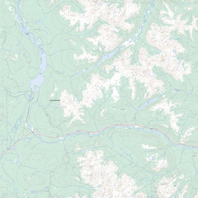 Natural Resources Canada Daughney Lake, BC (105B02 Toporama) digital map