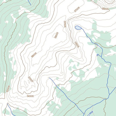 Natural Resources Canada Daughney Lake, BC (105B02 Toporama) digital map