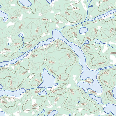 Natural Resources Canada Dauphinee Lake (085O15 Toporama) digital map
