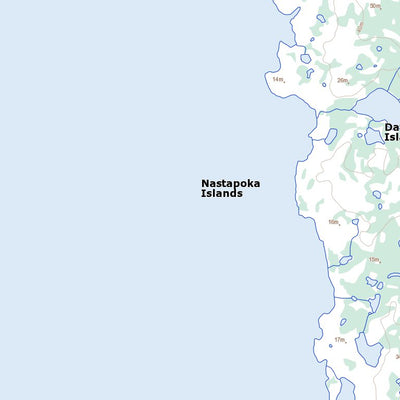 Natural Resources Canada Davieau Island, NU (034F02 Toporama) digital map