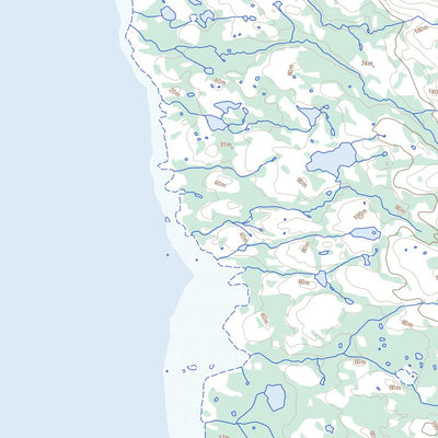Natural Resources Canada Davieau Island, NU (034F02 Toporama) digital map