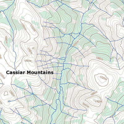 Natural Resources Canada Deadwood Lake, BC (104P01 Toporama) digital map