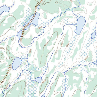 Natural Resources Canada Dechief Lake, MB (064K08 Toporama) digital map