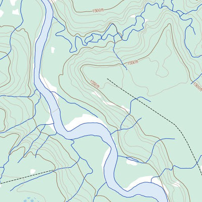 Natural Resources Canada Dehacho Creek, BC (094I04 Toporama) digital map