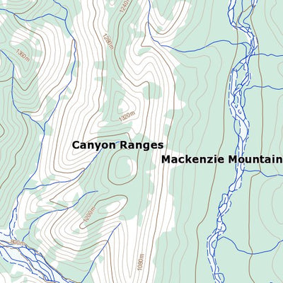 Natural Resources Canada Dekale Creek, NT (095K07 Toporama) digital map