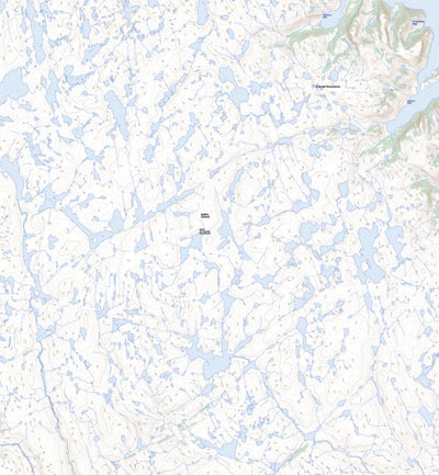 Natural Resources Canada Delano Bay (025J11 Toporama) digital map