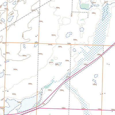 Natural Resources Canada Delisle, SK (072O14 Toporama) digital map
