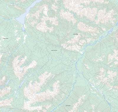 Natural Resources Canada Denetiah Lake, BC (094L06 Toporama) digital map