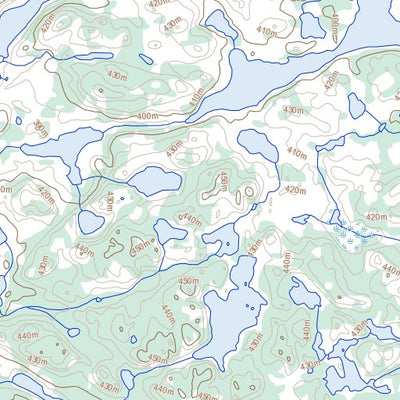 Natural Resources Canada Denis Lake, NT (085P07 Toporama) digital map