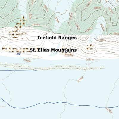 Natural Resources Canada Dennis Glacier (115C16 Toporama) digital map