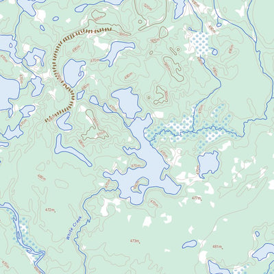 Natural Resources Canada Descharme Lake, SK (074F03 Toporama) digital map