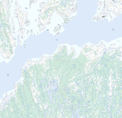 Natural Resources Canada Détroit Island, NU (024K14 Toporama) digital map