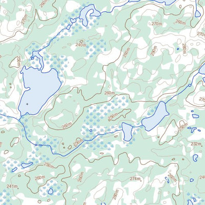 Natural Resources Canada Devreker Lake, NT (086C11 Toporama) digital map