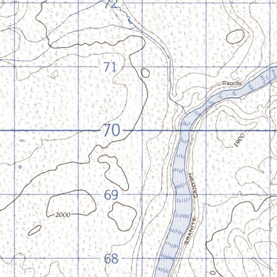 Natural Resources Canada Diamain Lake, YT (115I16 CanMatrix) digital map