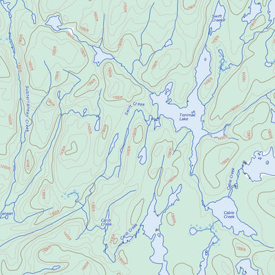 Natural Resources Canada Dickison Lake, ON (042E03 Toporama) digital map