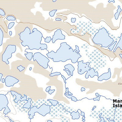 Natural Resources Canada Digger Lake (035E13 Toporama) digital map