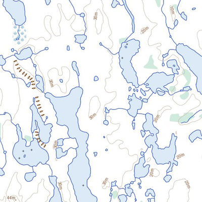 Natural Resources Canada Discovery Lake, NU (066N12 Toporama) digital map