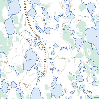 Natural Resources Canada Discovery Lake, NU (066N12 Toporama) digital map