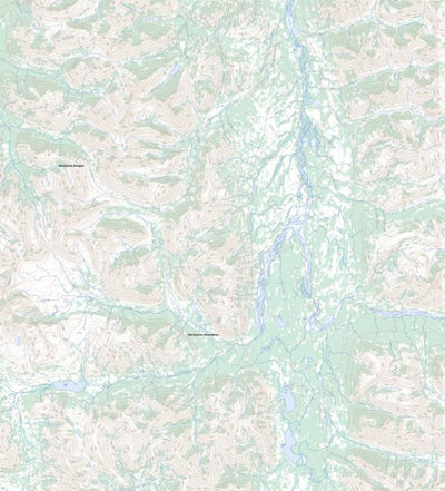 Natural Resources Canada Divide Lake, NT (105P01 Toporama) digital map