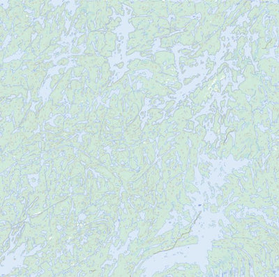 Natural Resources Canada Dodge Lake, NT (074P13 Toporama) digital map