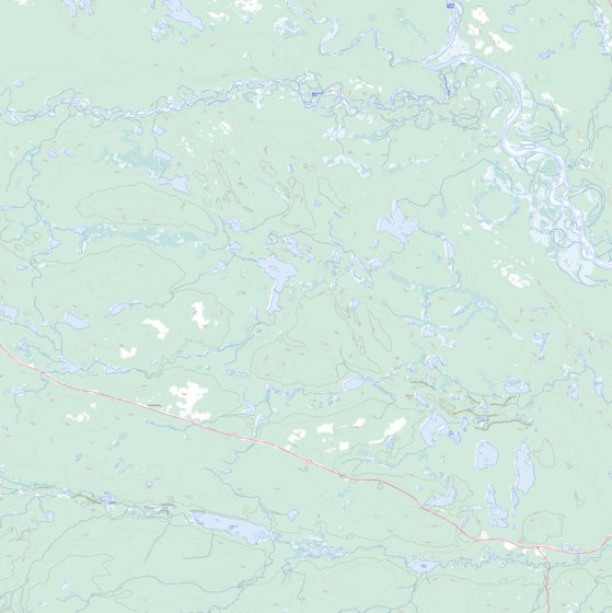 Dodo Lakes, BC (105A03 Toporama) Map by Natural Resources Canada ...