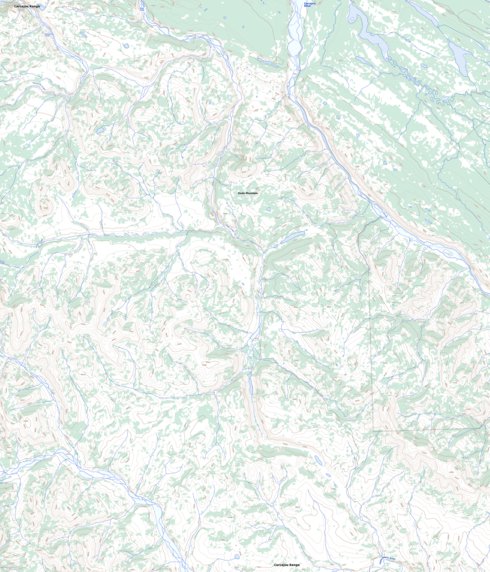 Dodo Mountain, NT (096D14 Toporama) Map by Natural Resources Canada ...