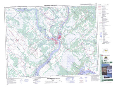 Natural Resources Canada Dolbeau, QC (032A16 CanMatrix) digital map