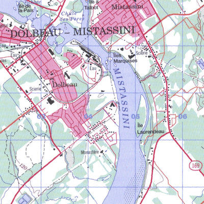 Natural Resources Canada Dolbeau, QC (032A16 CanMatrix) digital map