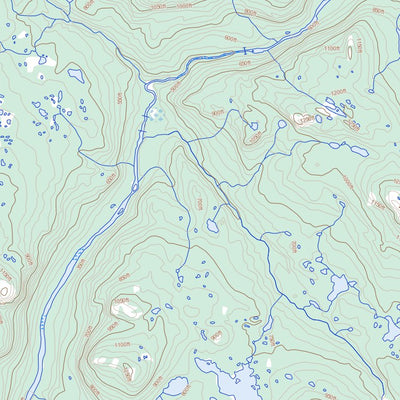 Natural Resources Canada Dolland Brook, NL (011P15 Toporama) digital map