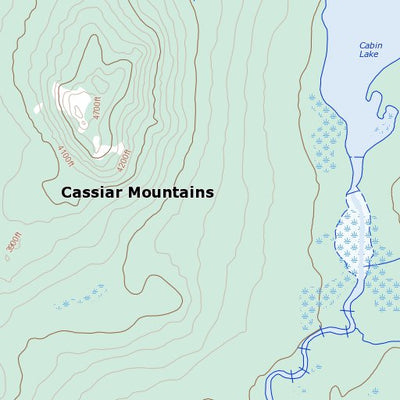 Natural Resources Canada Dorsey Lake (105B04 Toporama) digital map