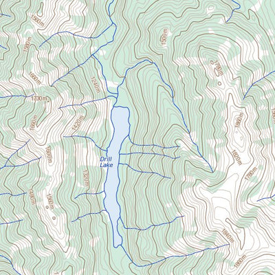 Natural Resources Canada Dozer Lake, NT (105I07 Toporama) digital map
