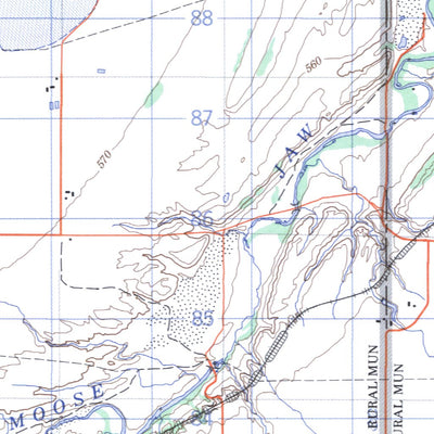 Natural Resources Canada Drinkwater, SK (072I06 CanMatrix) digital map