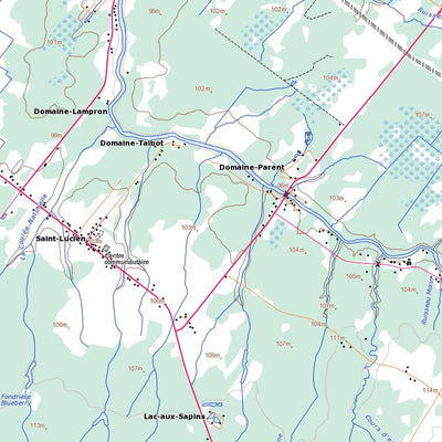 Natural Resources Canada Drummondville, QC (031H16 Toporama) digital map
