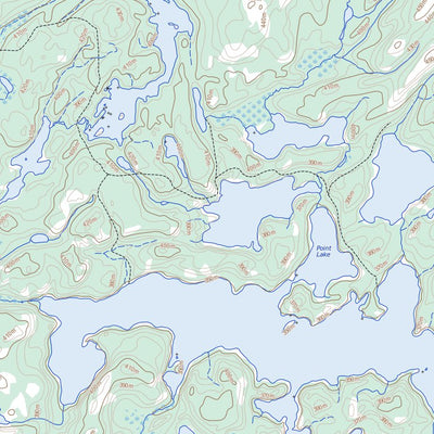 Natural Resources Canada Dryberry Lake, ON (052F12 Toporama) digital map