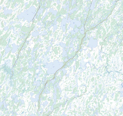 Natural Resources Canada Ducharme Lake, MB (064K02 Toporama) digital map