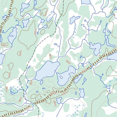 Natural Resources Canada Ducharme Lake, MB (064K02 Toporama) digital map