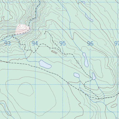 Natural Resources Canada Duke River, YT (115G06 CanMatrix) digital map