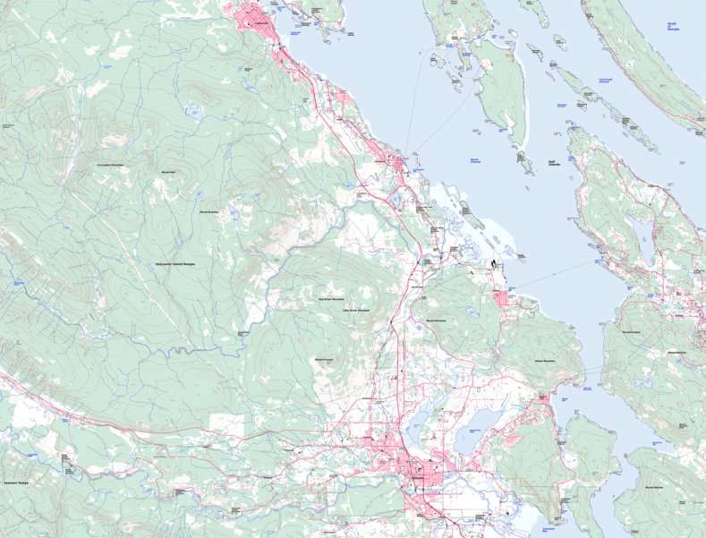 Duncan (092B13 Toporama) Map By Natural Resources Canada | Avenza Maps