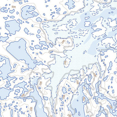 Natural Resources Canada Dunne Foxe Island, NU (055K08 Toporama) digital map