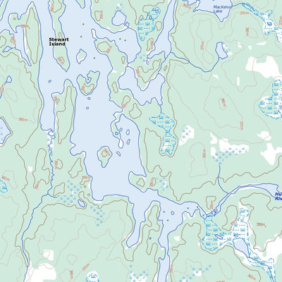 Natural Resources Canada Dunsheath Lake, MB (064F02 Toporama) digital map