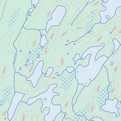 Natural Resources Canada Dutton Lake, MB (064M09 Toporama) digital map